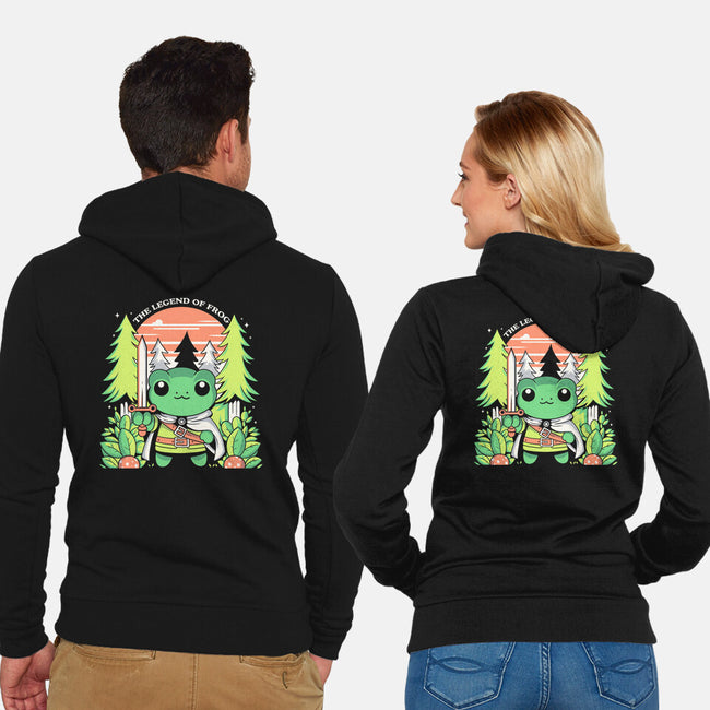 The Legendo Of The Frog-Unisex-Zip-Up-Sweatshirt-Eoli Studio