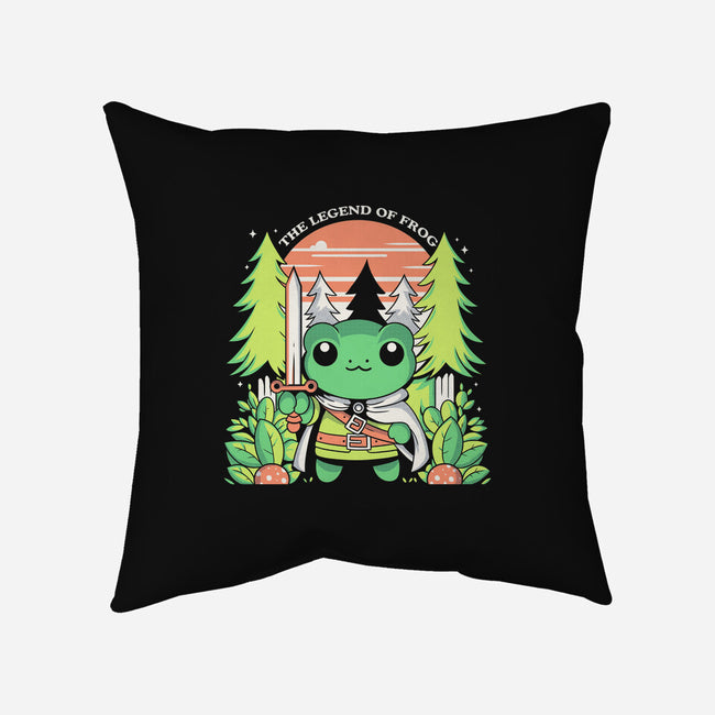 The Legendo Of The Frog-None-Removable Cover w Insert-Throw Pillow-Eoli Studio