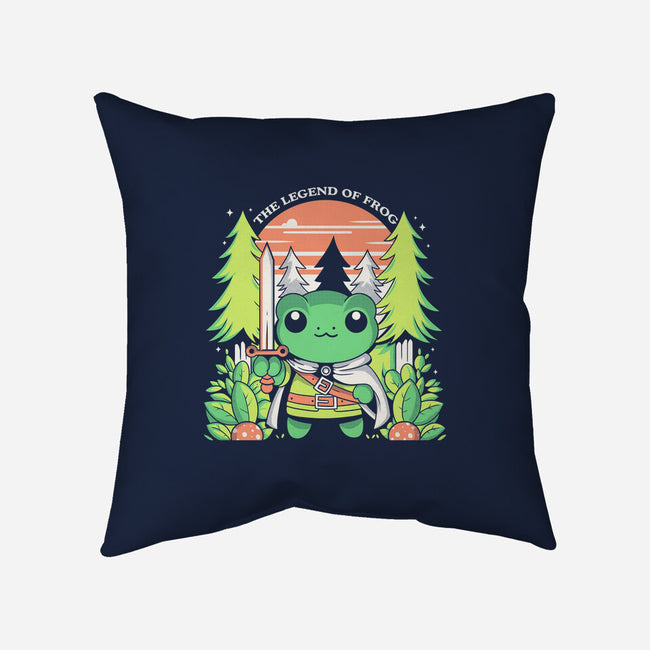 The Legendo Of The Frog-None-Removable Cover w Insert-Throw Pillow-Eoli Studio