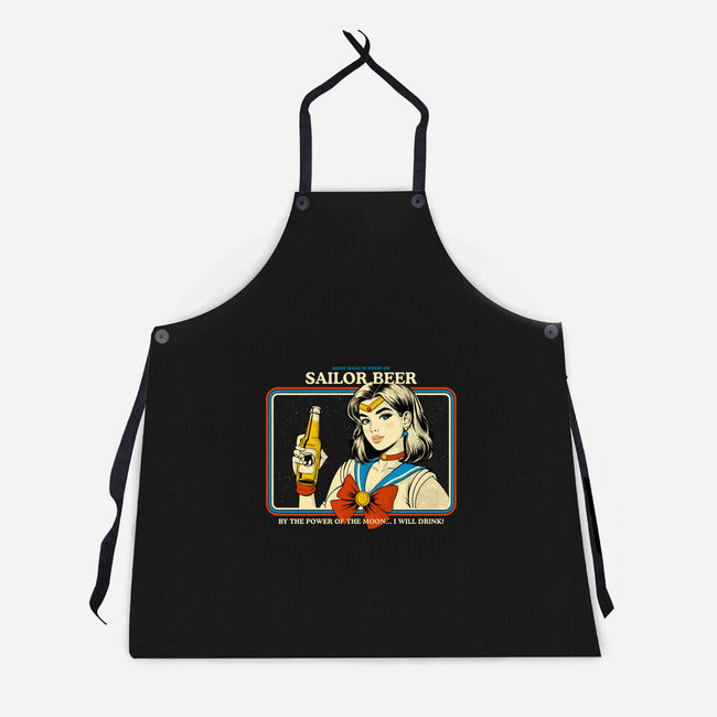 Sailor Beer-Unisex-Kitchen-Apron-Eoli Studio