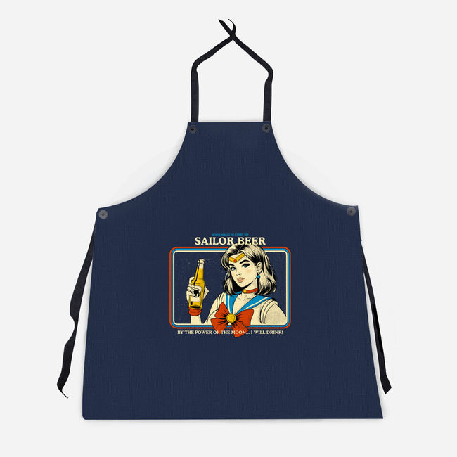Sailor Beer-Unisex-Kitchen-Apron-Eoli Studio