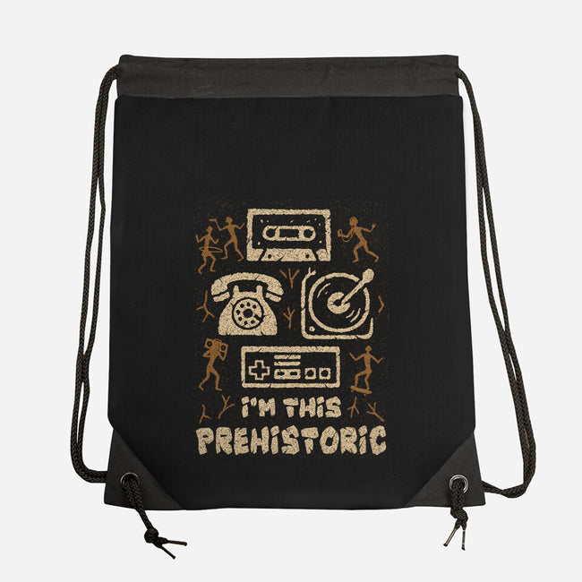 I Am This Prehistoric-None-Drawstring-Bag-Tronyx79