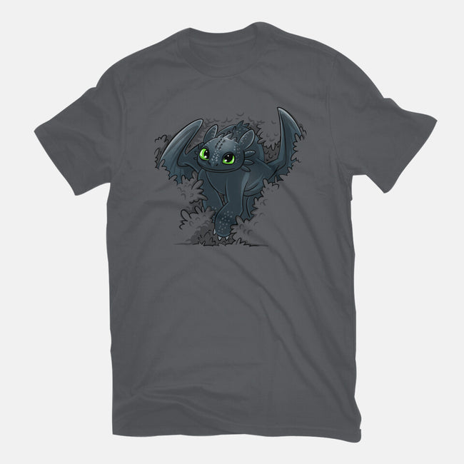Dragon In The Bushes-Womens-Basic-Tee-zascanauta