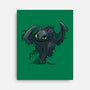 Dragon In The Bushes-None-Stretched-Canvas-zascanauta