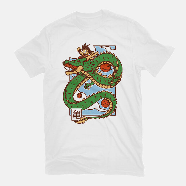 The Kid And The Dragon-Mens-Basic-Tee-sebasebi