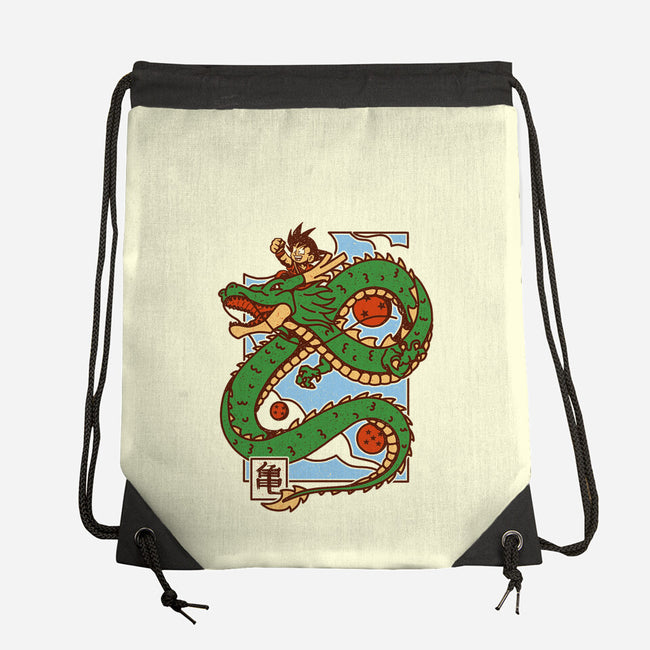 The Kid And The Dragon-None-Drawstring-Bag-sebasebi