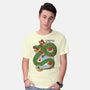 The Kid And The Dragon-Mens-Basic-Tee-sebasebi