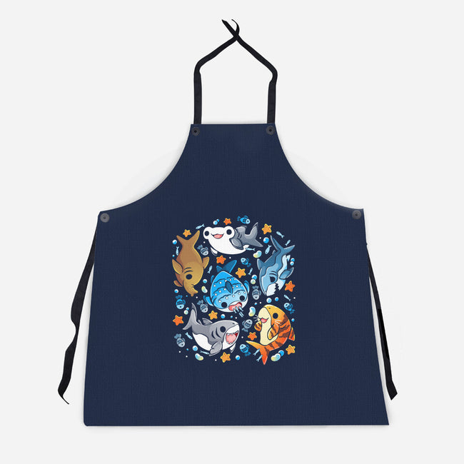 Sharky-Unisex-Kitchen-Apron-Vallina84