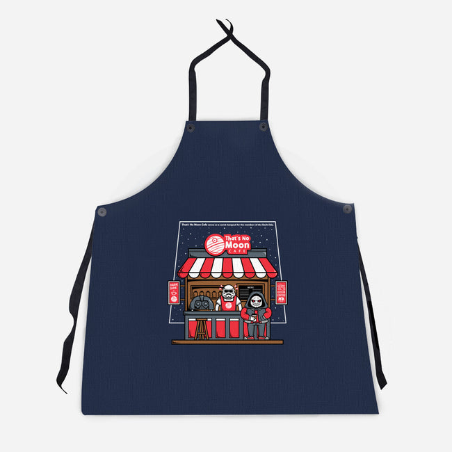 That's No Moon Cafe-Unisex-Kitchen-Apron-krisren28