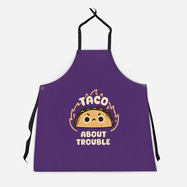 Taco About Trouble-Unisex-Kitchen-Apron-rarpoint