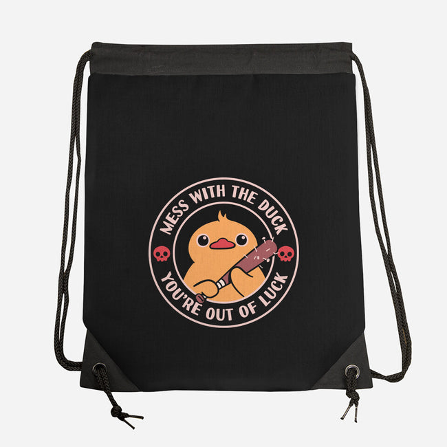 Duck And Luck-None-Drawstring-Bag-rarpoint