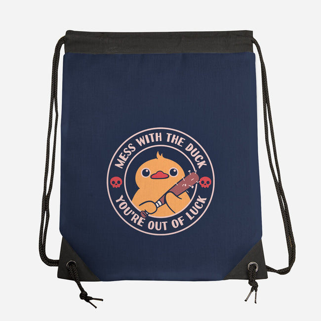 Duck And Luck-None-Drawstring-Bag-rarpoint