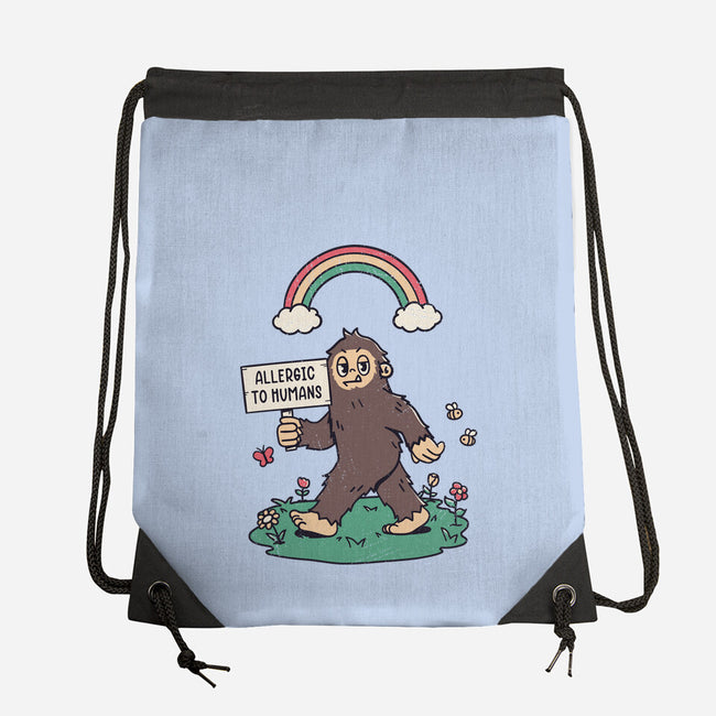 Allergic To All Humans-None-Drawstring-Bag-rarpoint