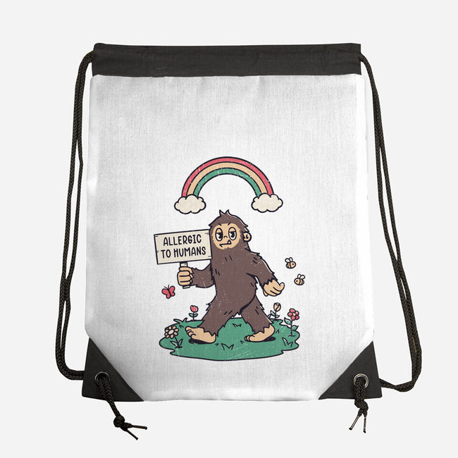 Allergic To All Humans-None-Drawstring-Bag-rarpoint