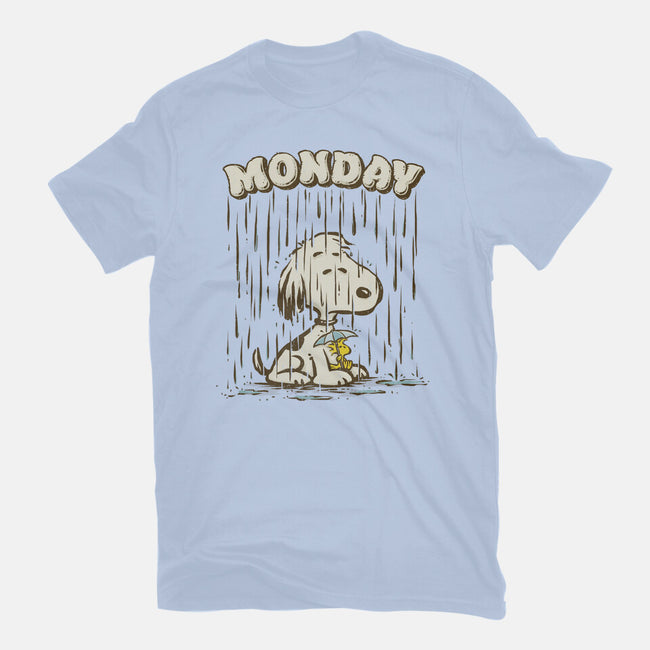 Monday Rainy Mood-Mens-Basic-Tee-kg07