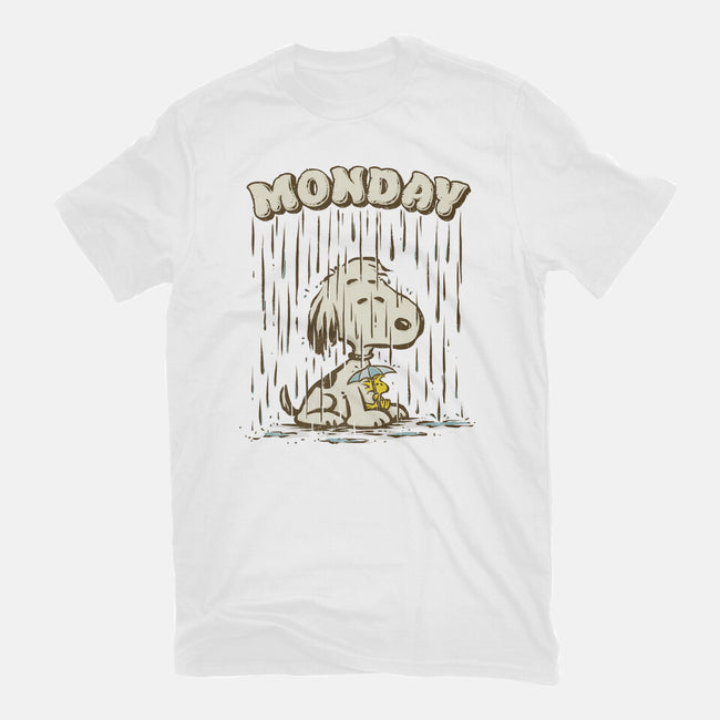 Monday Rainy Mood-Mens-Basic-Tee-kg07