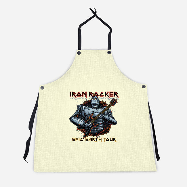 Iron Rocker-Unisex-Kitchen-Apron-momma_gorilla