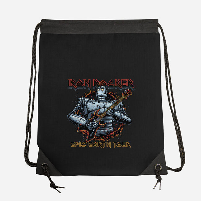 Iron Rocker-None-Drawstring-Bag-momma_gorilla