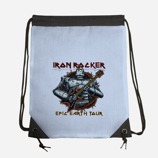 Iron Rocker-None-Drawstring-Bag-momma_gorilla