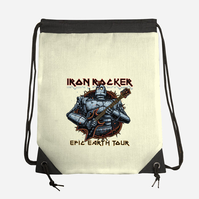 Iron Rocker-None-Drawstring-Bag-momma_gorilla