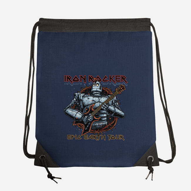 Iron Rocker-None-Drawstring-Bag-momma_gorilla