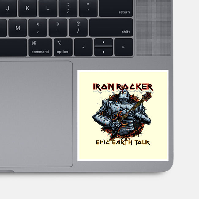 Iron Rocker-None-Glossy-Sticker-momma_gorilla