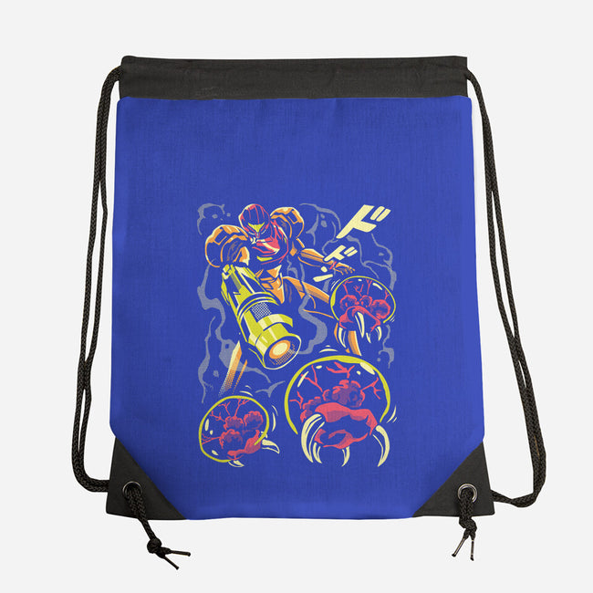 Larva Swarm-None-Drawstring-Bag-arace