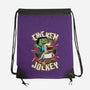 Chicken Kid Cube Game-None-Drawstring-Bag-Studio Mootant
