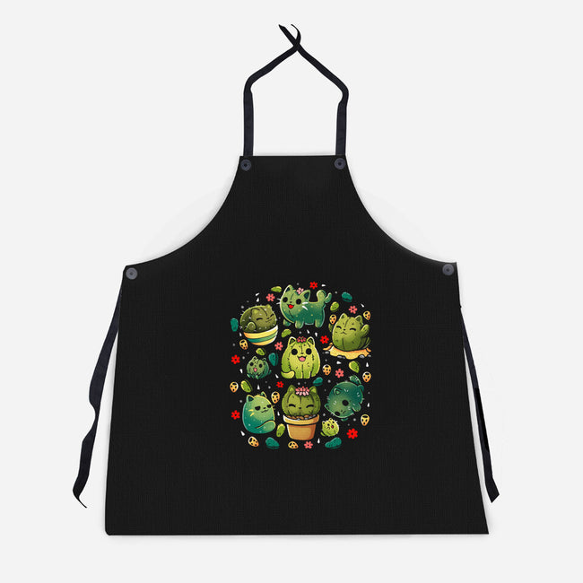 Cattus Fam-Unisex-Kitchen-Apron-Vallina84