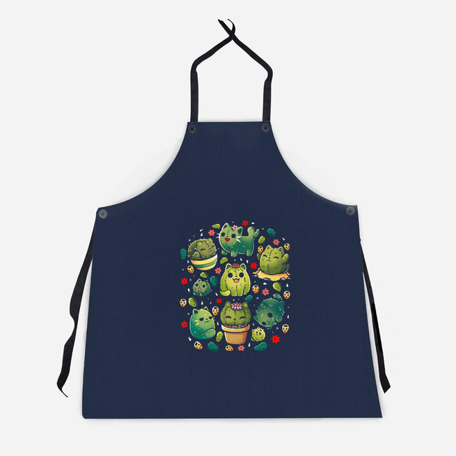 Cattus Fam-Unisex-Kitchen-Apron-Vallina84