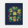 Cattus Fam-None-Stretched-Canvas-Vallina84