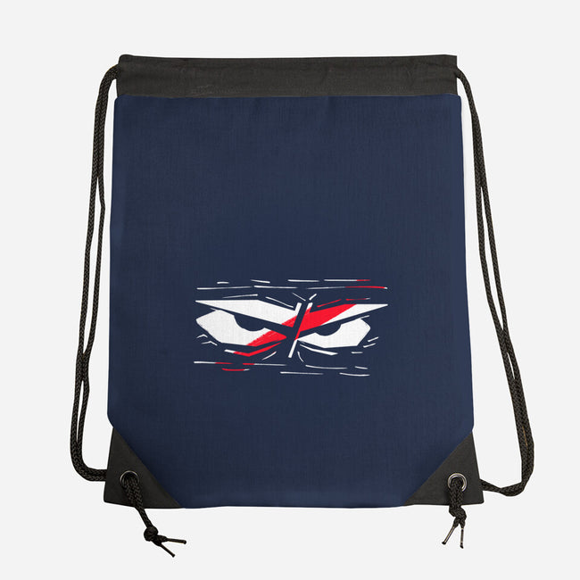 Samurai Eyes-None-Drawstring-Bag-nickzzarto