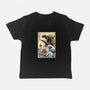 Orca In Japan Woodblock-Baby-Basic-Tee-DrMonekers
