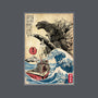 Orca In Japan Woodblock-None-Drawstring-Bag-DrMonekers