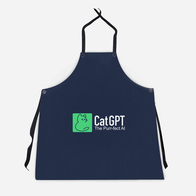 Cat GPT-Unisex-Kitchen-Apron-fanfabio