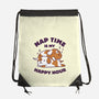 Nap Time Is My Happy Hour-None-Drawstring-Bag-brunopires