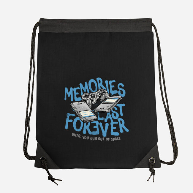 Memories Last Forever-None-Drawstring-Bag-momma_gorilla