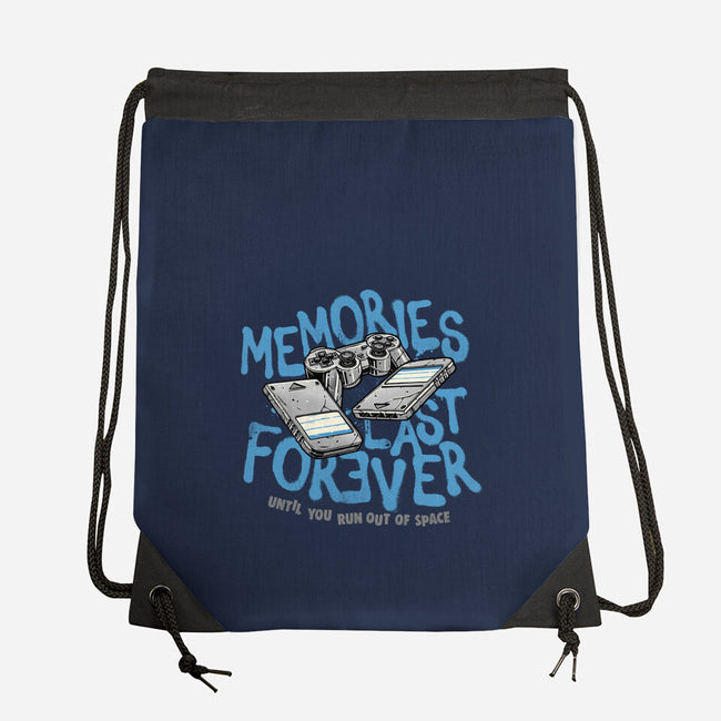 Memories Last Forever-None-Drawstring-Bag-momma_gorilla