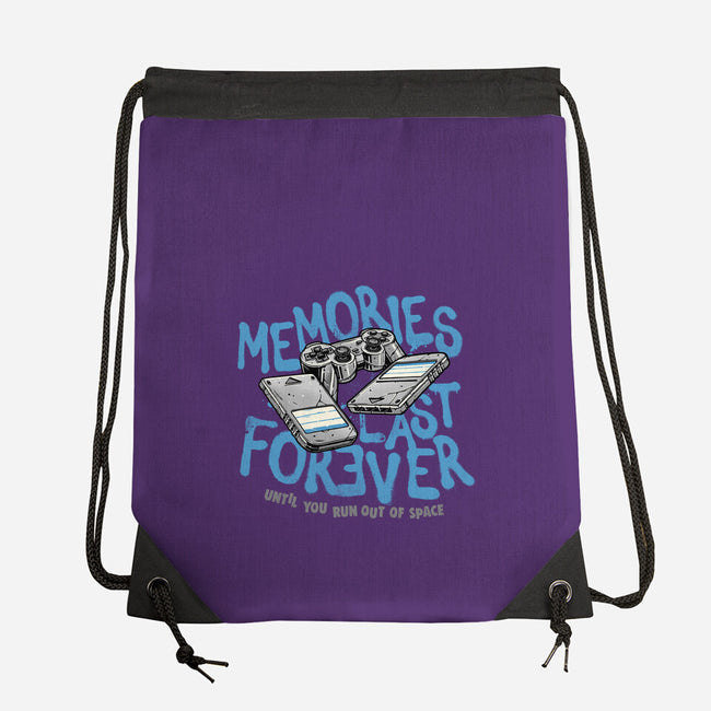Memories Last Forever-None-Drawstring-Bag-momma_gorilla