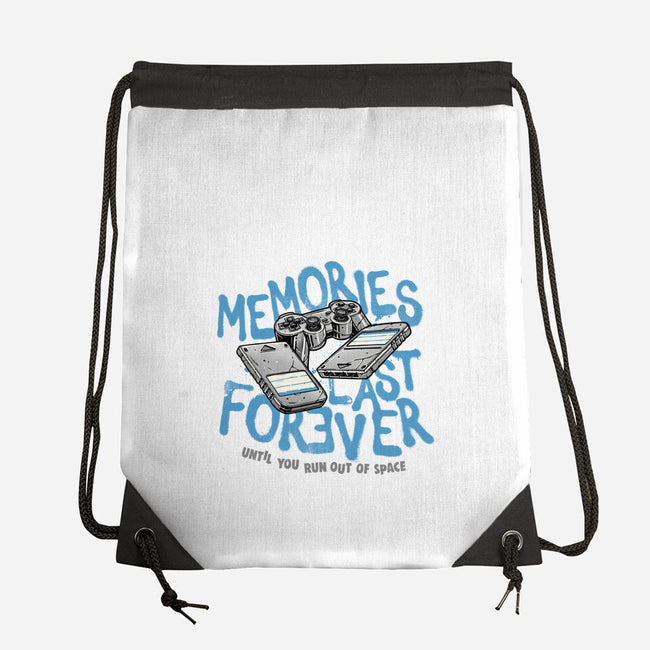 Memories Last Forever-None-Drawstring-Bag-momma_gorilla