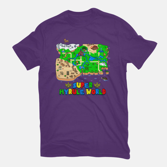 Super Hyrule World-Mens-Basic-Tee-NMdesign