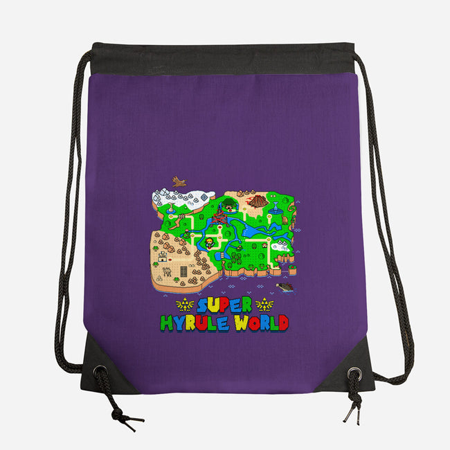 Super Hyrule World-None-Drawstring-Bag-NMdesign