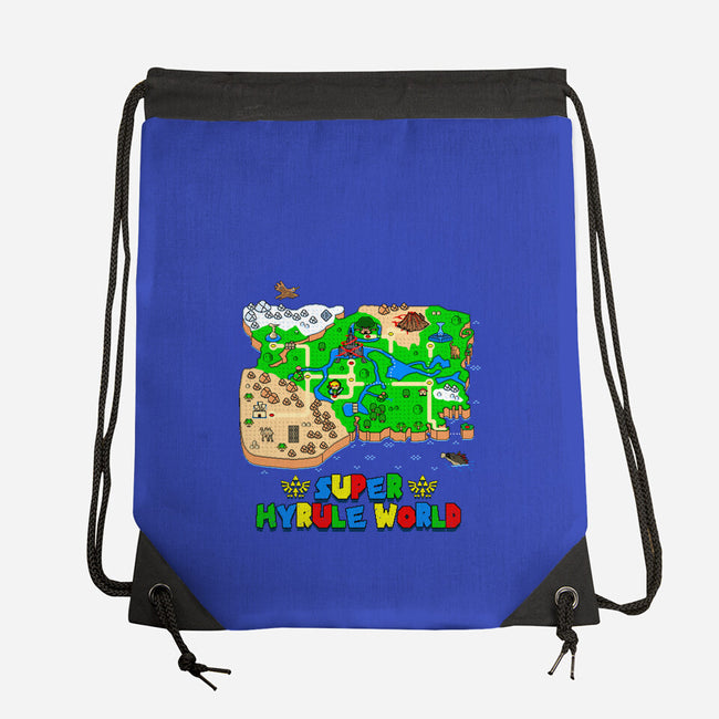 Super Hyrule World-None-Drawstring-Bag-NMdesign