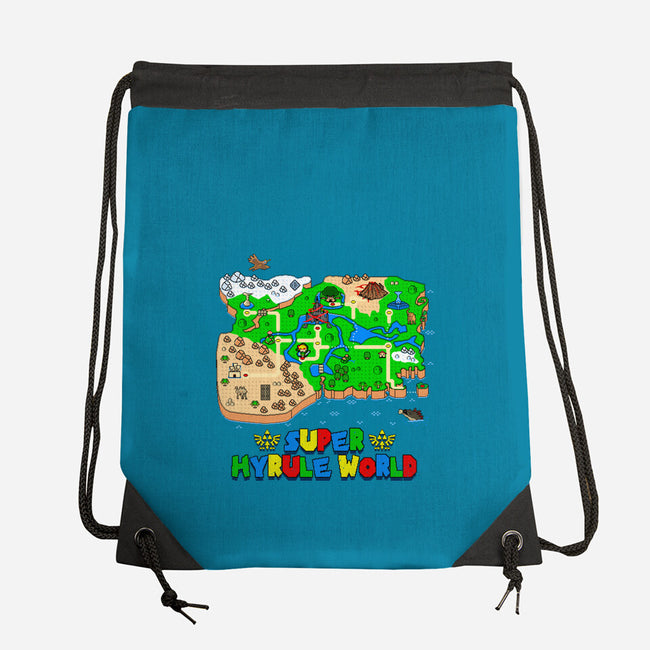 Super Hyrule World-None-Drawstring-Bag-NMdesign