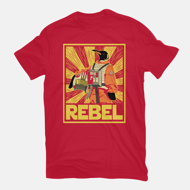 Penguin Rebel-Unisex-Basic-Tee-dwarmuth