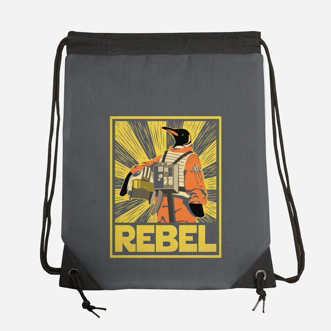 Penguin Rebel-None-Drawstring-Bag-dwarmuth