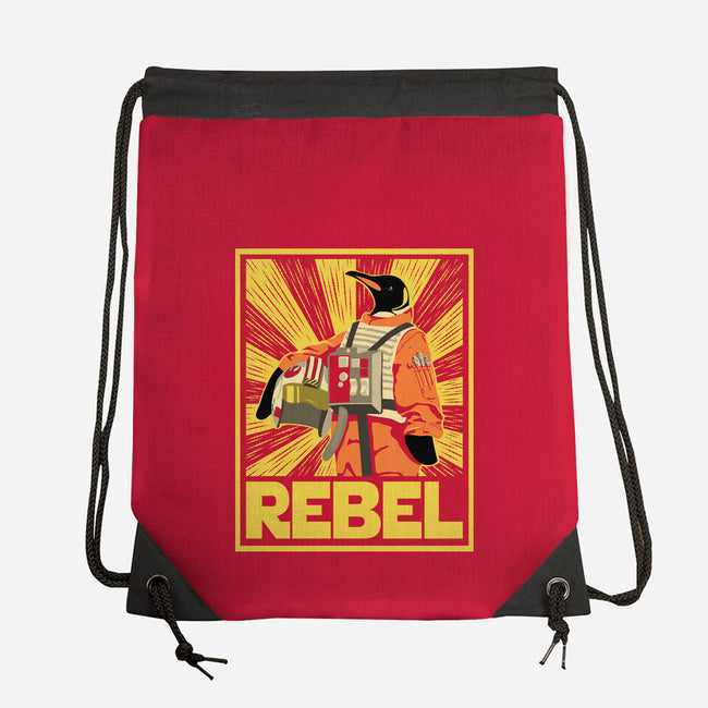 Penguin Rebel-None-Drawstring-Bag-dwarmuth