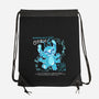 Blue Monster-None-Drawstring-Bag-yumie