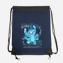 Blue Monster-None-Drawstring-Bag-yumie