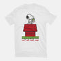 8 Bit Dog-Womens-Fitted-Tee-sebasebi